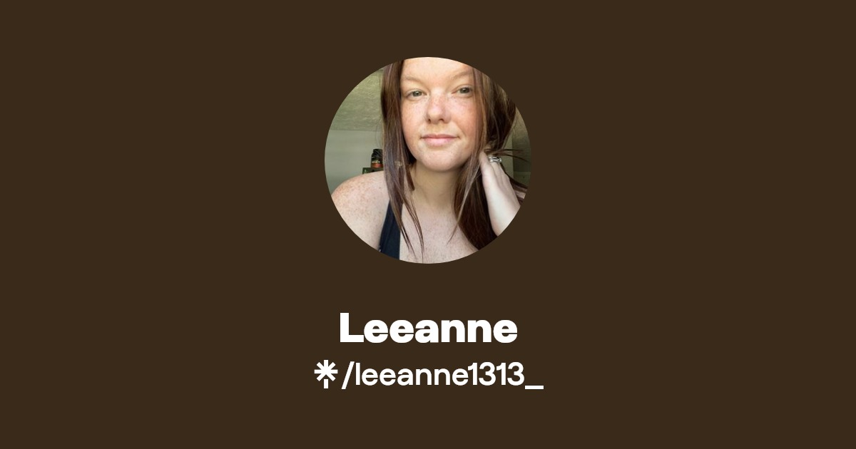 Leeanne - Find Leeanne Onlyfans - Linktree