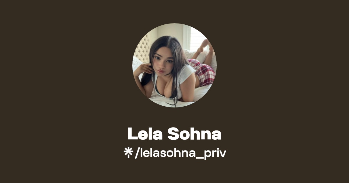 Lela Sohna Linktree