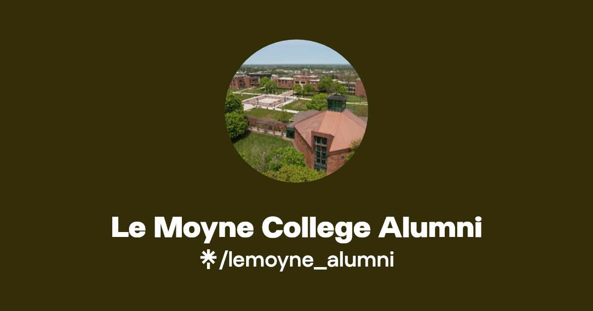 Le Moyne College Alumni Instagram, Facebook, TikTok Linktree
