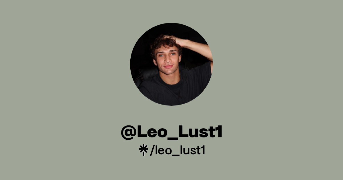 @Leo_Lust1 - Find @Leo_Lust1 Onlyfans - Linktree