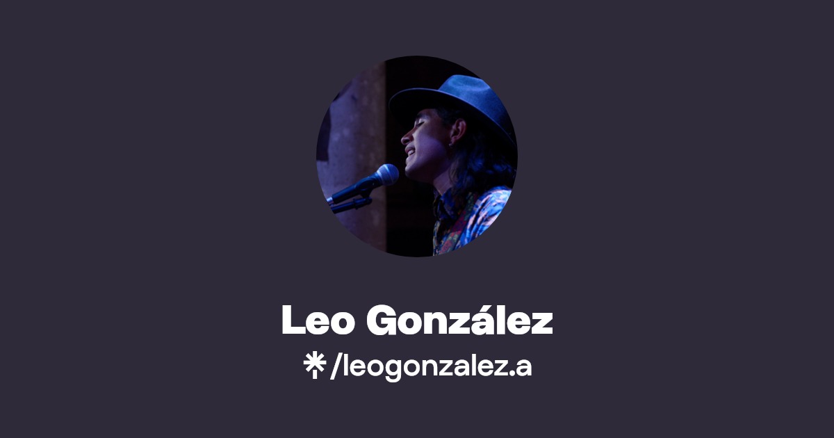 Leo González Instagram, Facebook Linktree