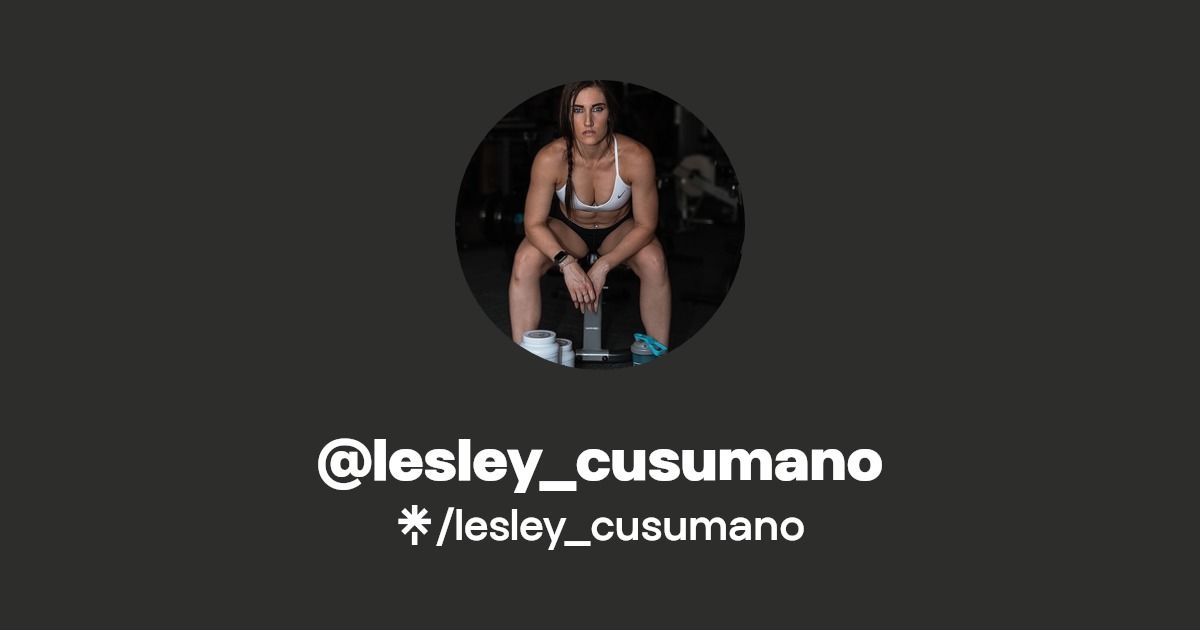 lesley_cusumano | Twitter, TikTok | Linktree