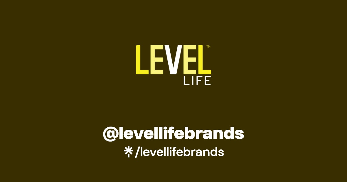 levellifebrands Instagram, Facebook, TikTok Linktree