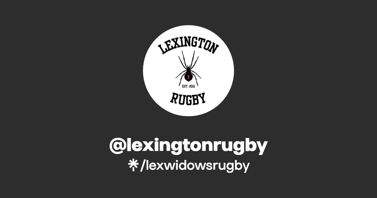 lexwidowsrugby Instagram, Facebook Linktree