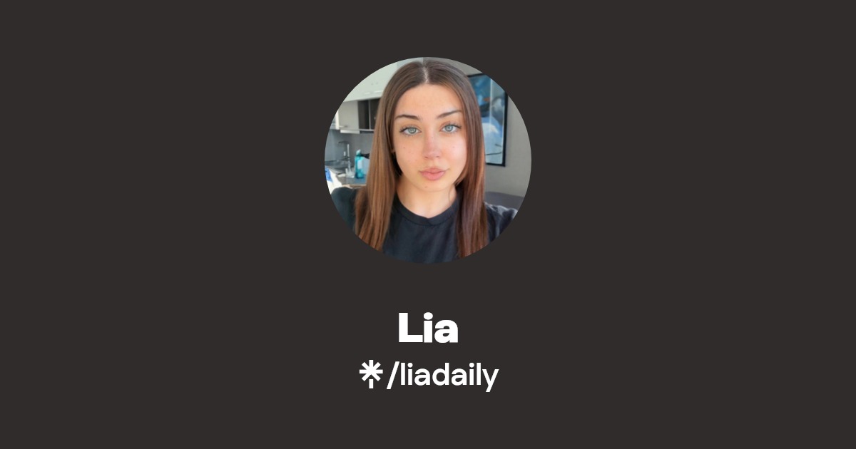 Lia - Find Lia Onlyfans - Linktree