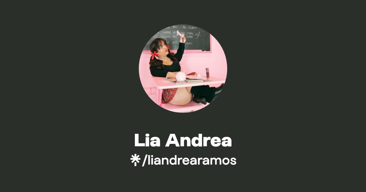 Lia Andrea - Find Lia Andrea Onlyfans - Linktree