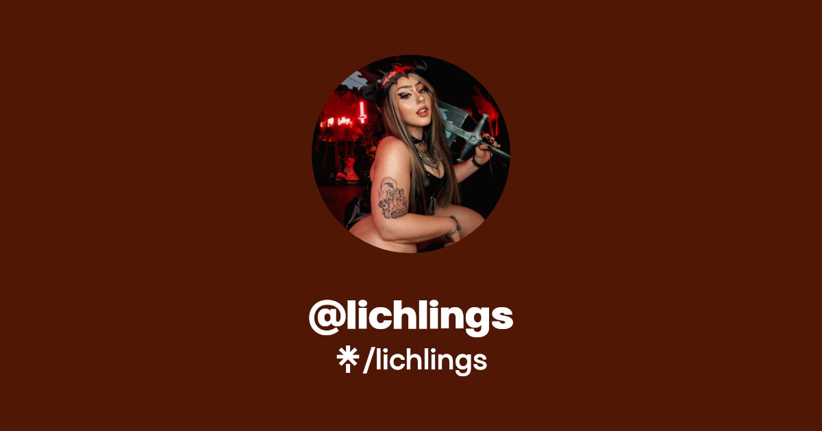 lichlings - Find @lichlings Onlyfans - Linktree