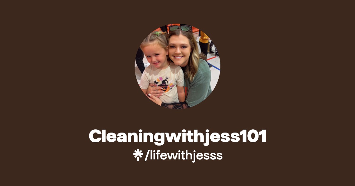 Cleaningwithjess101 | Instagram, Facebook, TikTok | Linktree