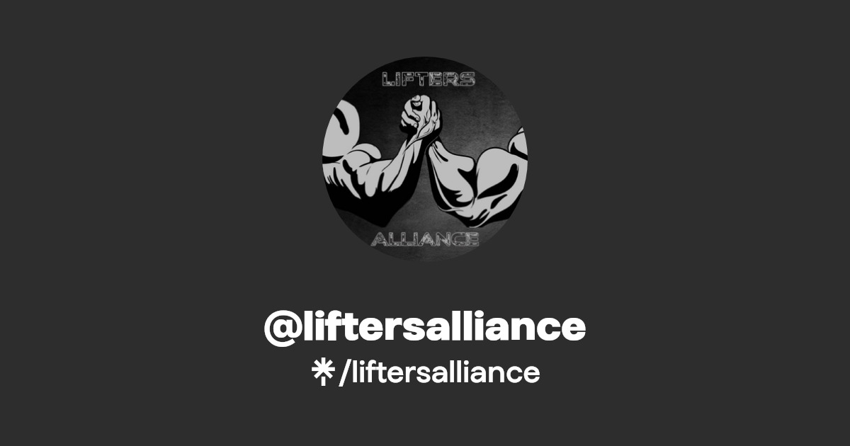 liftersalliance Instagram, TikTok Linktree