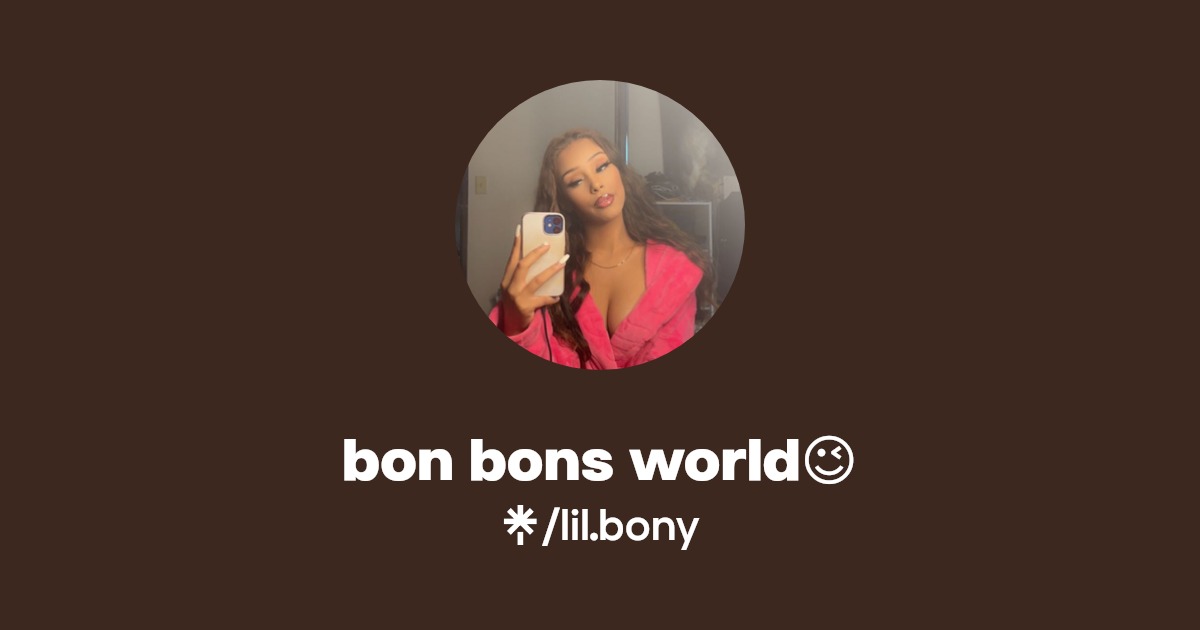 bon bons world😉 - Find bon bons world😉 Onlyfans - Linktree