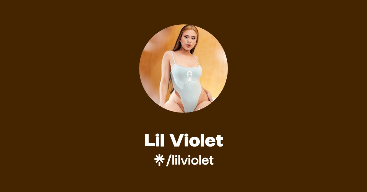Lil Violet | Twitter, Instagram | Linktree