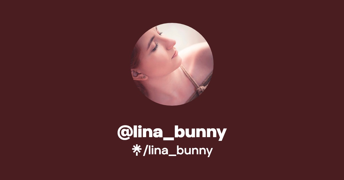 lina_bunny - Find @lina_bunny Onlyfans - Linktree