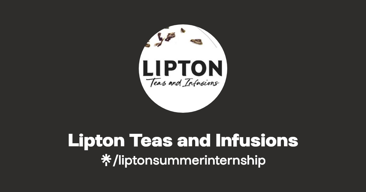 Lipton Teas and Infusions Linktree