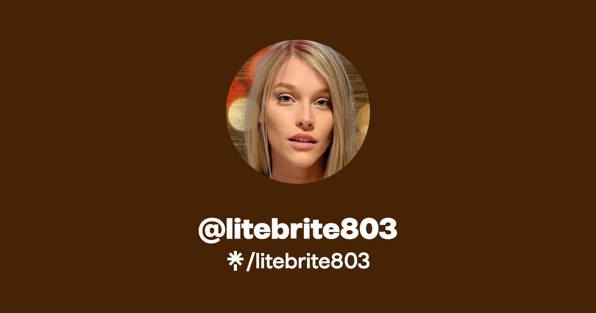 litebrite803 - Find @litebrite803 Onlyfans - Linktree