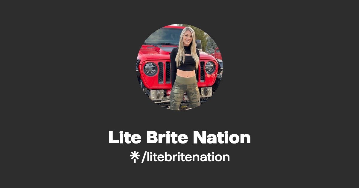 Lite Brite Nation - Find Lite Brite Nation Onlyfans - Linktree