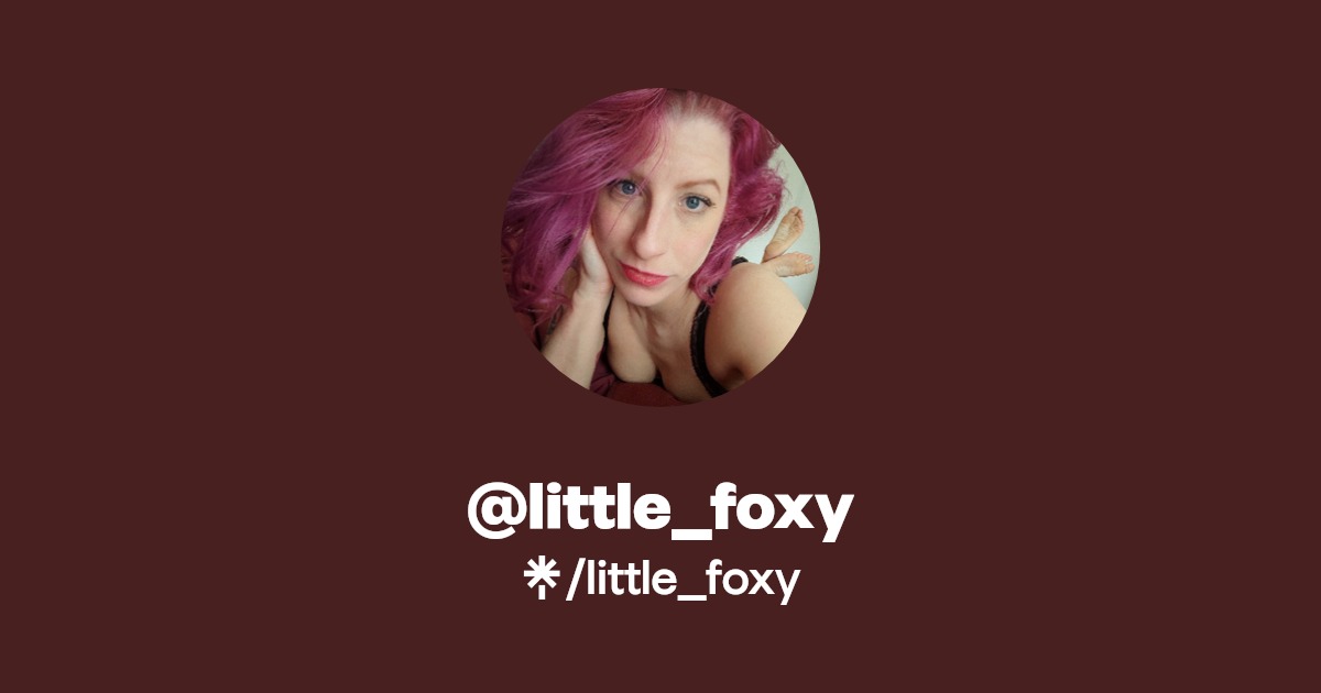 little_foxy - Find @little_foxy Onlyfans - Linktree