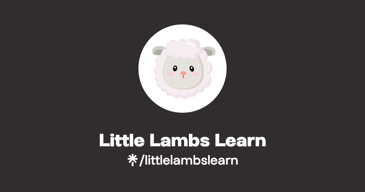 Little Lambs Learn Instagram, Facebook, TikTok Linktree