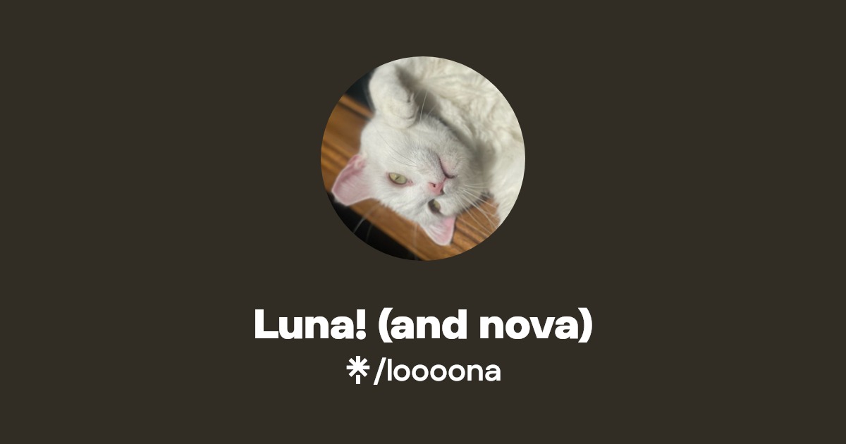 Luna! (and nova) - Find Luna! (and nova) Onlyfans - Linktree
