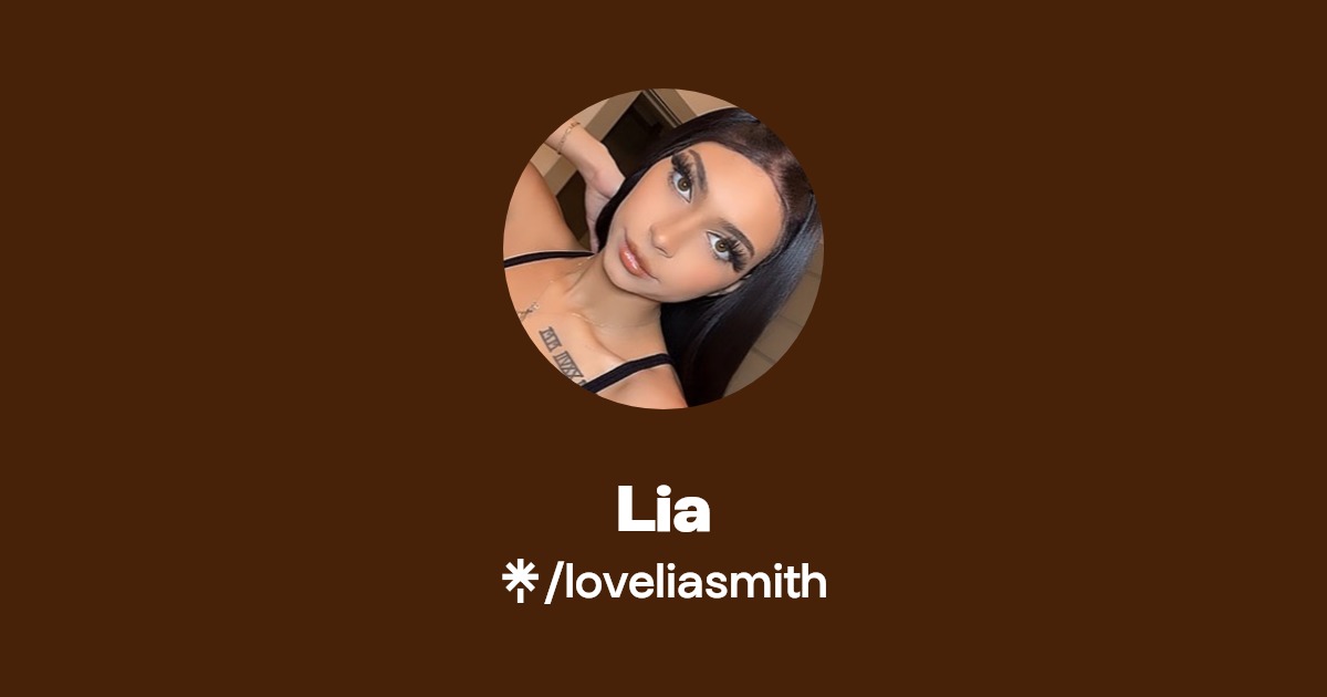 Lia - Find Lia Onlyfans - Linktree