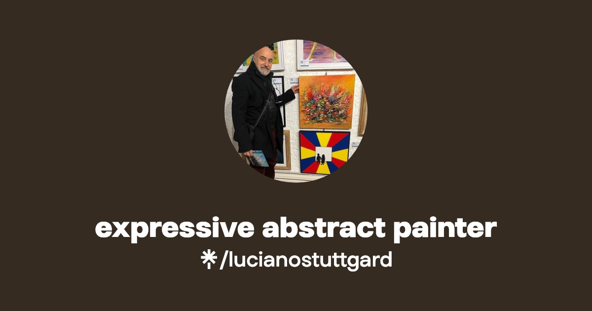 Visual abstract artist Twitter, TikTok Linktree