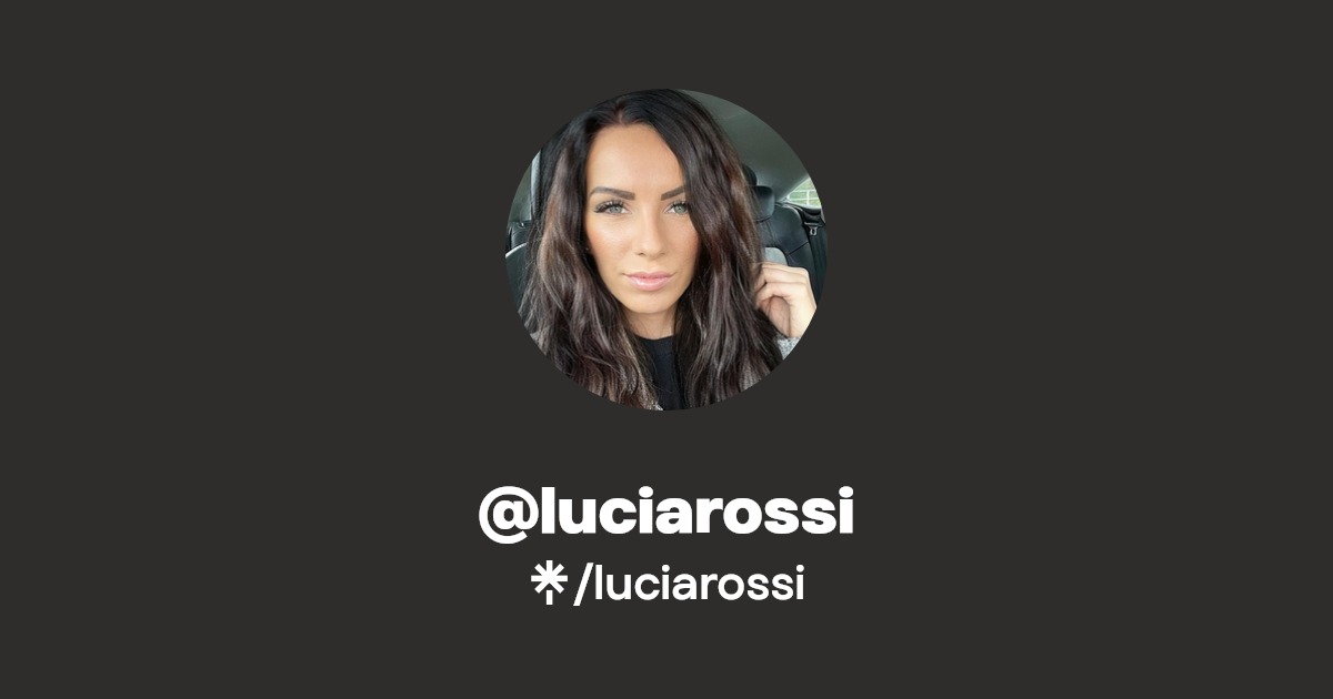 luciarossi - Find @luciarossi Onlyfans - Linktree