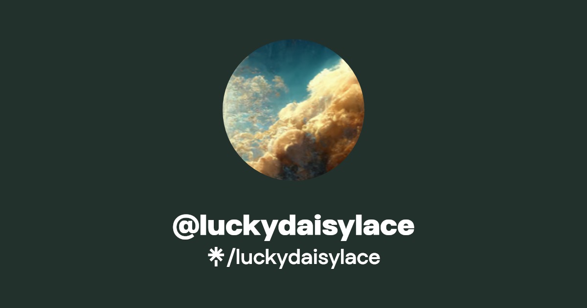 luckydaisylace - Find @luckydaisylace Onlyfans - Linktree
