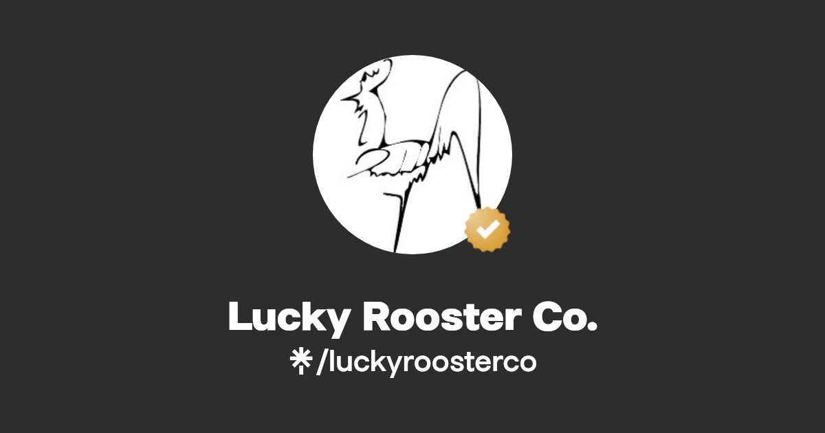 Lucky Rooster Co. Instagram, TikTok Linktree