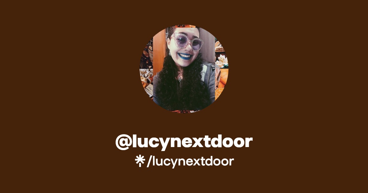 lucynextdoor | Twitter, Instagram | Linktree