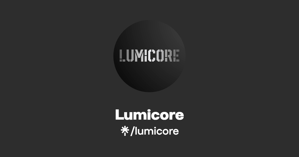 Lumicore | Instagram, Facebook, TikTok | Linktree