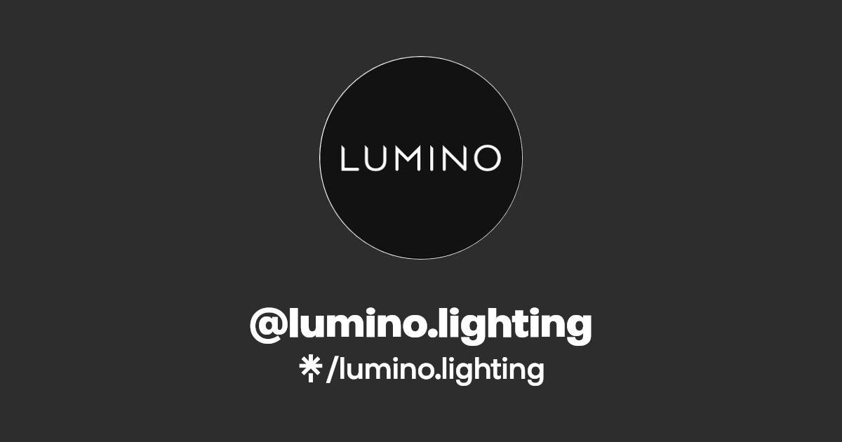 lumino.lighting Facebook Linktree