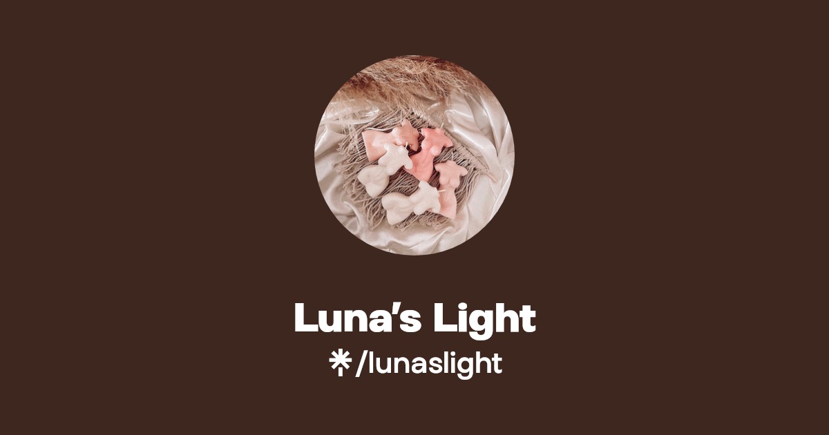 Luna’s Light Instagram, Facebook, TikTok Linktree