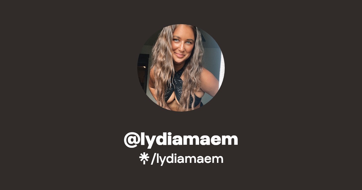 lydiamaem | Instagram, TikTok | Linktree