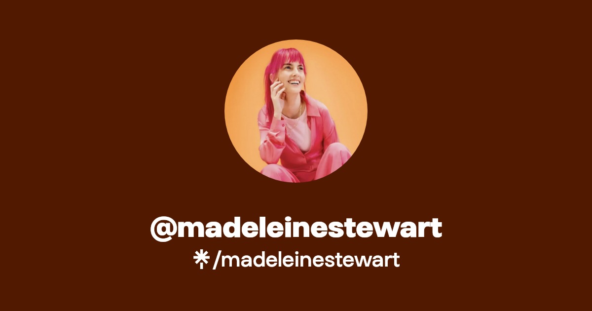 madeleinestewart Instagram Linktree