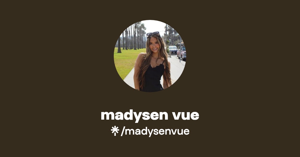 madysen vue | Instagram, TikTok, Twitch | Linktree