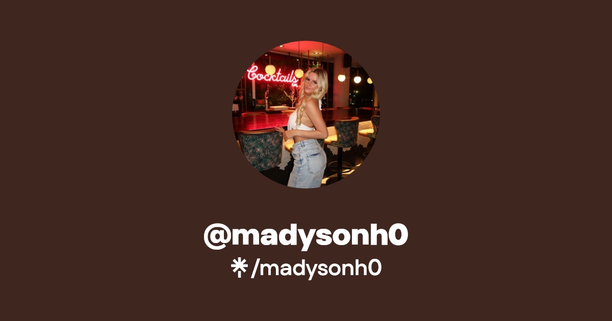 madysonh0 | Instagram, TikTok | Linktree