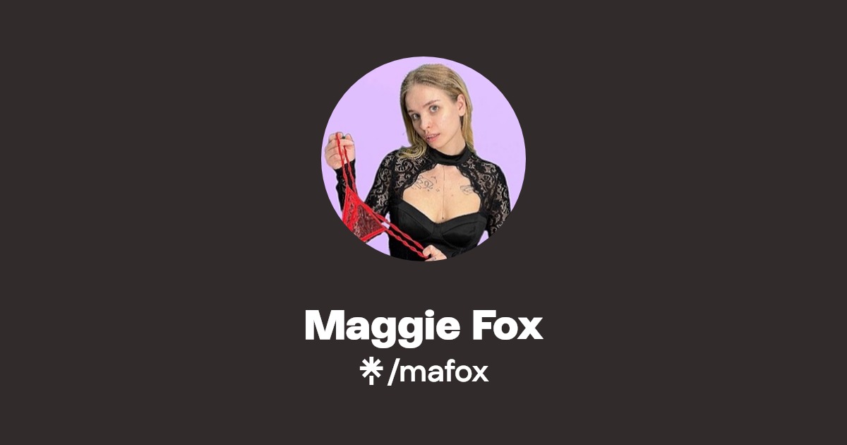 Maggie Fox | Linktree