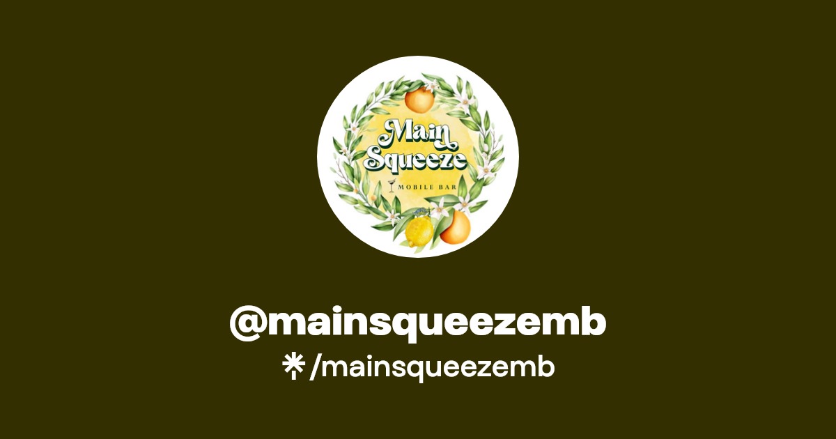 mainsqueezemb Instagram, Facebook, TikTok Linktree