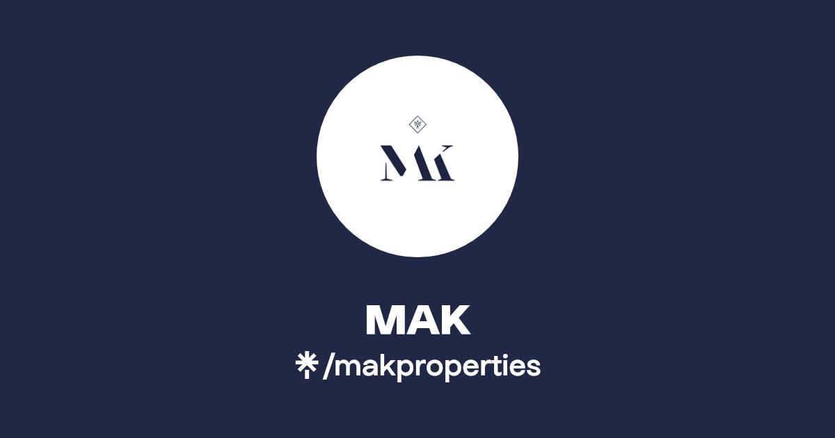 MAK Realty Group Instagram, Facebook, TikTok Linktree