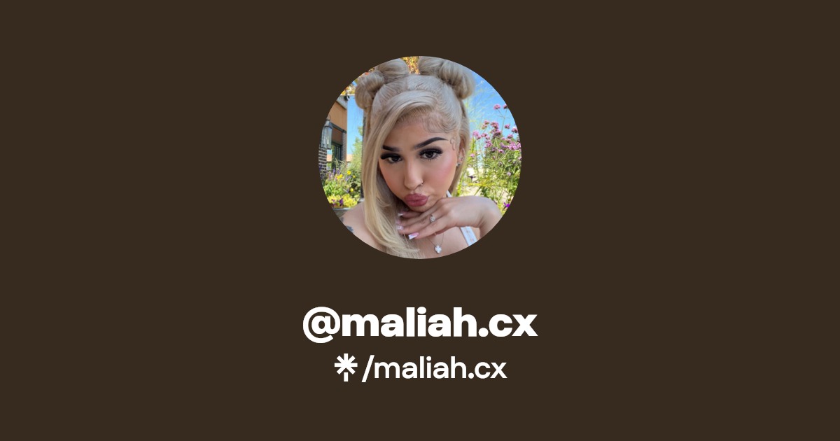 maliah.cx - Find @maliah.cx Onlyfans - Linktree
