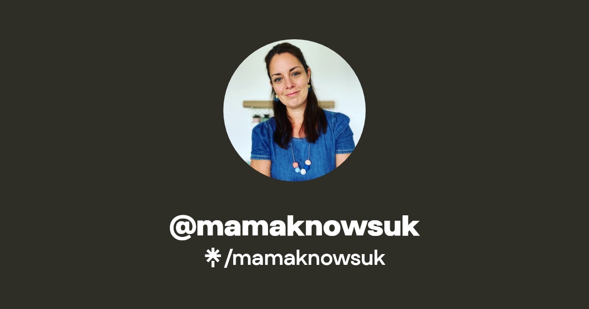 mamaknowsuk Instagram, TikTok Linktree