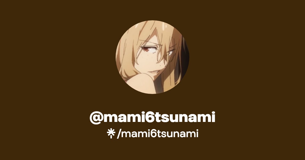 mami6tsunami - Find @mami6tsunami Onlyfans - Linktree