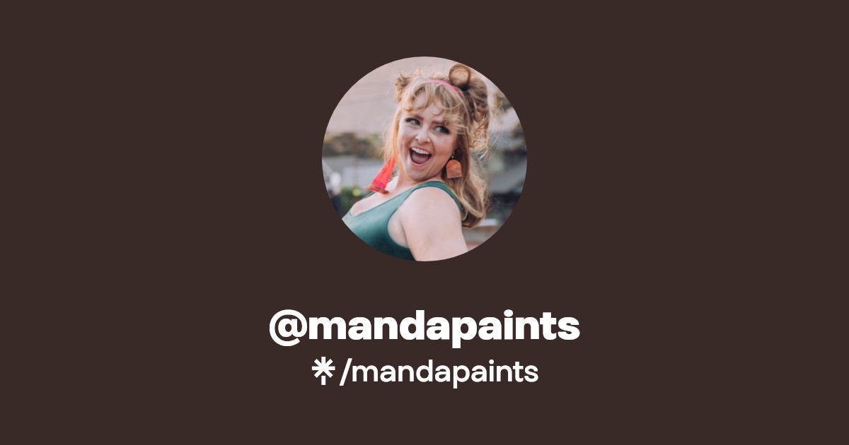 mandapaints | Instagram, TikTok | Linktree