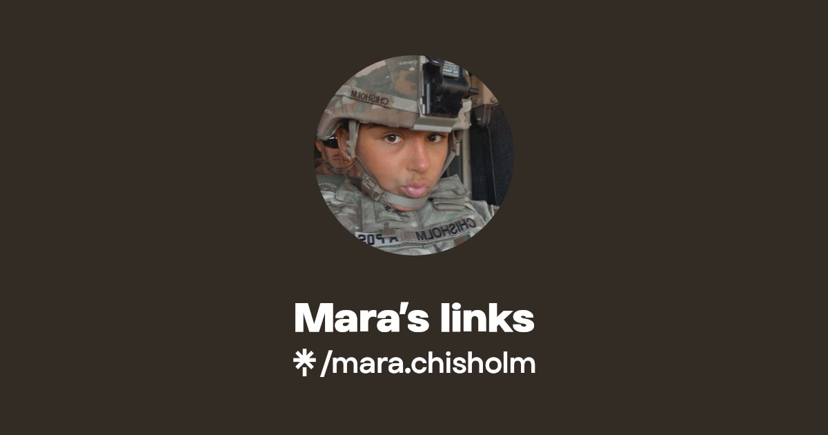 Mara’s links | Instagram, TikTok | Linktree