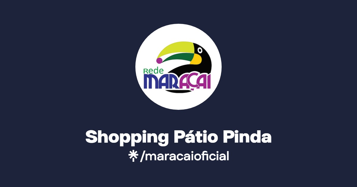 Shopping Pátio Pinda Instagram, Facebook Linktree