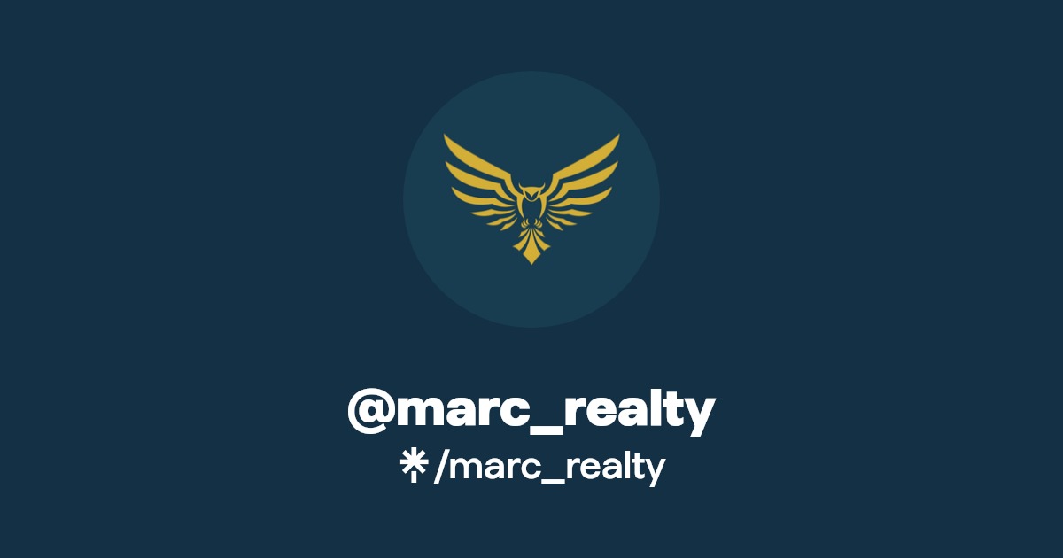 marc_realty Instagram, Facebook, TikTok Linktree