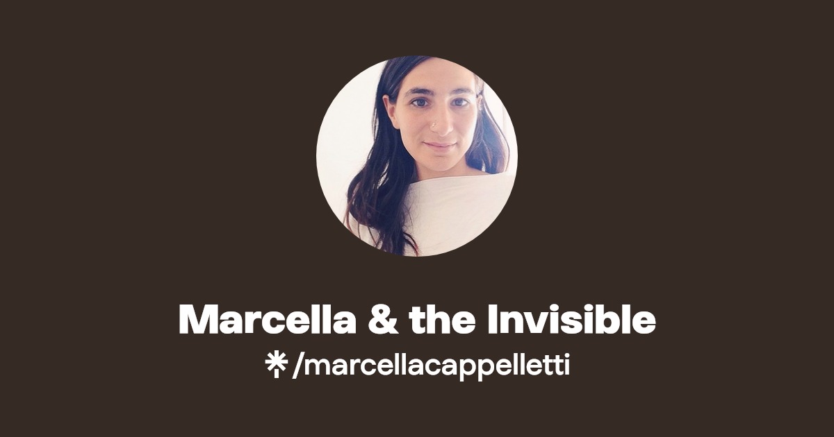 Marcella & the Invisible Linktree