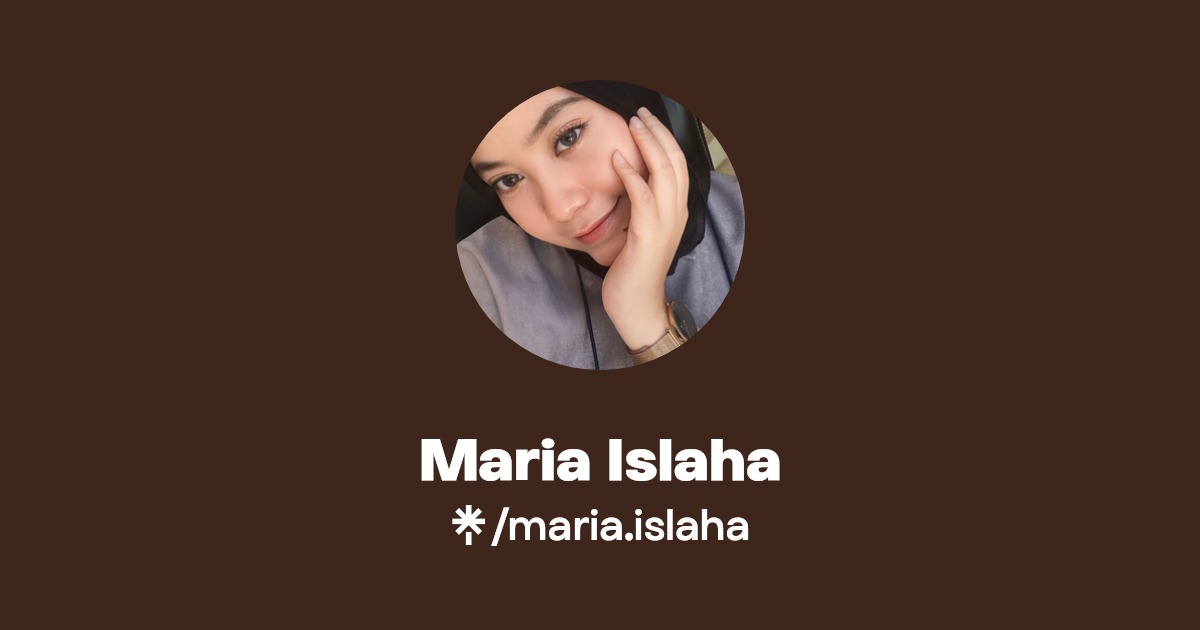 Maria Islaha | Linktree