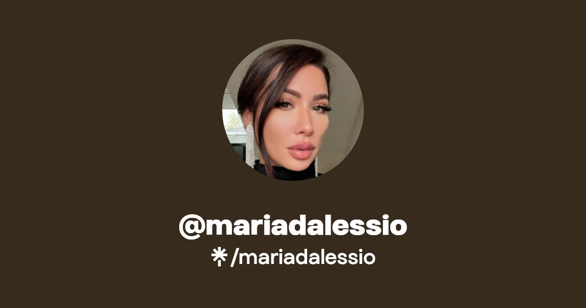 mariadalessio - Find @mariadalessio Onlyfans - Linktree