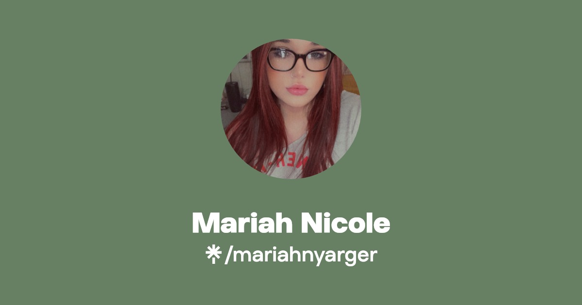 Mariah Nicole - Find Mariah Nicole Onlyfans - Linktree
