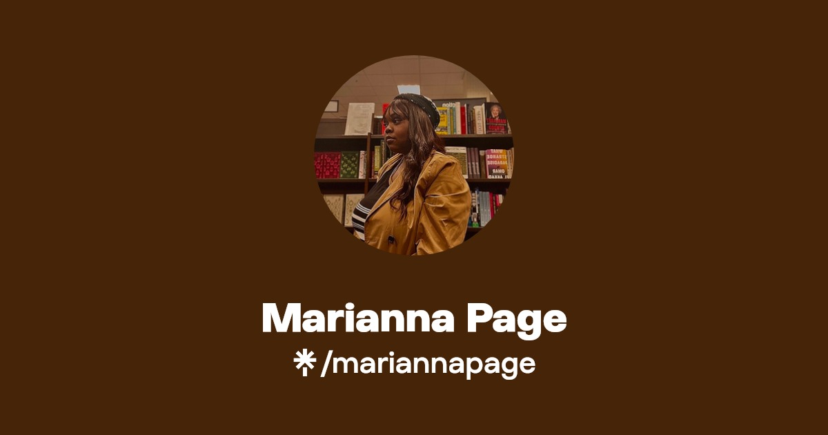 Marianna Page TikTok Linktree
